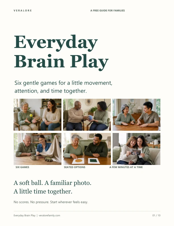 Cover of Everyday Brain Play, with realistic family activity images